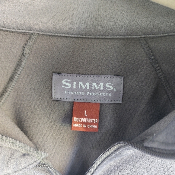 Simms Fishing Hoodie for ladies size large gray - Picture 3 of 8